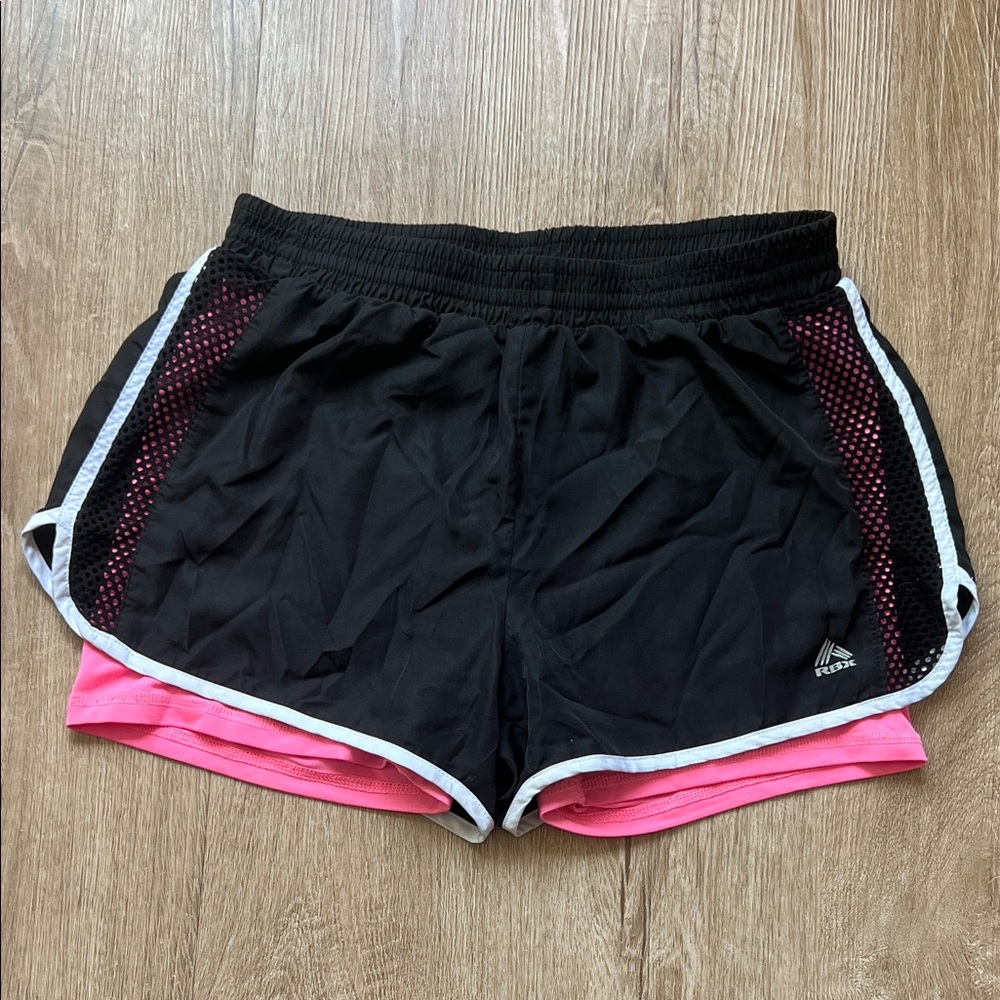 RBX Black and Pink Women's Athletic Shorts Size Small